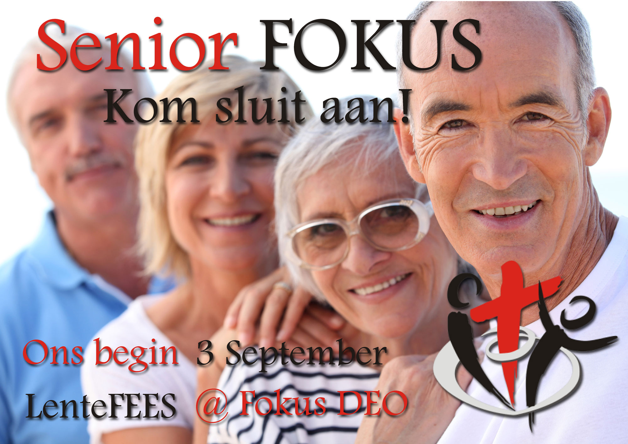 Senior-FOKUS begin Saterdag 3 September met ‘n Lentefees.